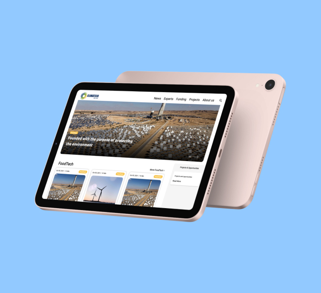 A devicethat shows climatech site